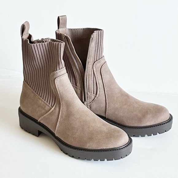 Dolce Vita Orelia Ladies' Stretch Knit Bootie Mushroom - Picture 5 of 6